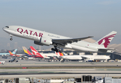 Qatar Airways Cargo Boeing 777-FDZ (A7-BFA) at  Los Angeles - International, United States