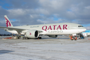 Qatar Airways Cargo Boeing 777-FDZ (A7-BFA) at  Oslo - Gardermoen, Norway