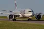 Qatar Airways Cargo Boeing 777-FDZ (A7-BFE) at  Luxembourg - Findel, Luxembourg