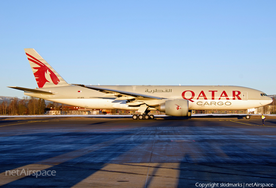Qatar Airways Cargo Boeing 777-FDZ (A7-BFE) | Photo 69245