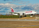 Qatar Airways Cargo Boeing 777-FDZ (A7-BFG) at  Oslo - Gardermoen, Norway