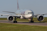 Qatar Airways Cargo Boeing 777-FDZ (A7-BFI) at  Luxembourg - Findel, Luxembourg