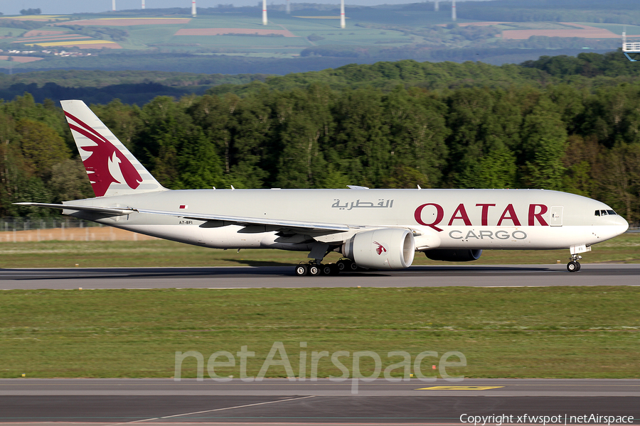 Qatar Airways Cargo Boeing 777-FDZ (A7-BFI) | Photo 447538