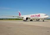 Qatar Airways Cargo Boeing 777-FDZ (A7-BFI) at  Oslo - Gardermoen, Norway