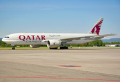 Qatar Airways Cargo Boeing 777-FDZ (A7-BFI) at  Oslo - Gardermoen, Norway