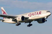 Qatar Airways Cargo Boeing 777-FDZ (A7-BFJ) at  Amsterdam - Schiphol, Netherlands