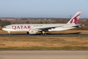 Qatar Airways Cargo Boeing 777-FDZ (A7-BFJ) at  Liege - Bierset, Belgium