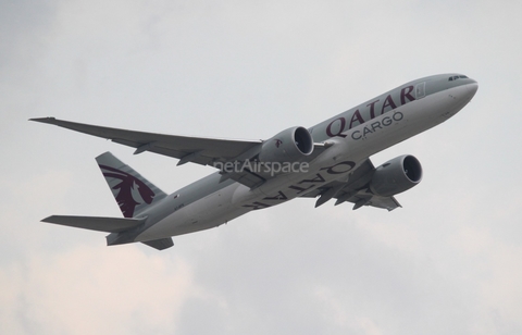 Qatar Airways Cargo Boeing 777-FDZ (A7-BFK) at  Chicago - O'Hare International, United States