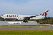 Qatar Airways Cargo Boeing 777-FDZ (A7-BFL) at  Luxembourg - Findel, Luxembourg