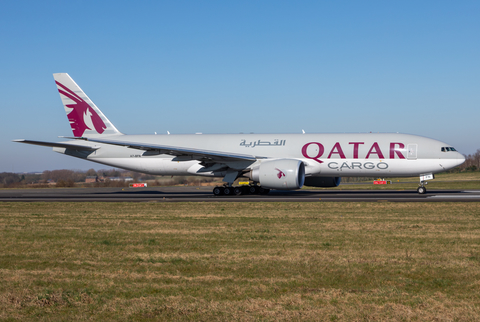 Qatar Airways Cargo Boeing 777-FDZ (A7-BFN) at  Liege - Bierset, Belgium