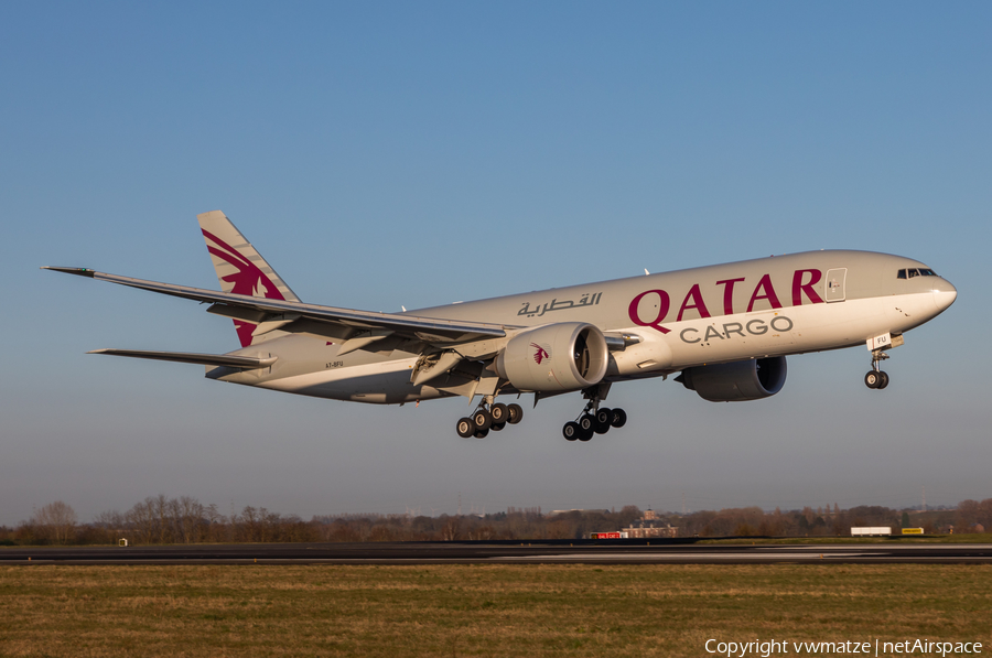 Qatar Airways Cargo Boeing 777-FDZ (A7-BFU) | Photo 499593