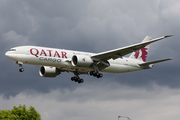 Qatar Airways Cargo Boeing 777-F (A7-BFV) at  London - Heathrow, United Kingdom