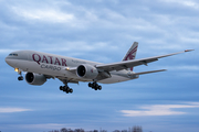 Qatar Airways Cargo Boeing 777-F (A7-BFW) at  Hamburg - Fuhlsbuettel (Helmut Schmidt), Germany