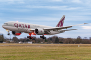 Qatar Airways Cargo Boeing 777-F (A7-BFW) at  Hamburg - Fuhlsbuettel (Helmut Schmidt), Germany