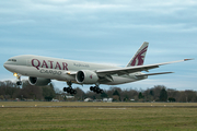 Qatar Airways Cargo Boeing 777-F (A7-BFW) at  Hamburg - Fuhlsbuettel (Helmut Schmidt), Germany