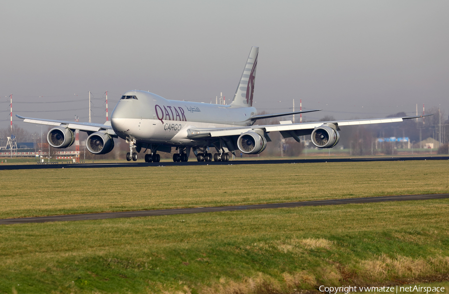 Qatar Airways Cargo Boeing 747-87UF (A7-BGA) | Photo 300485