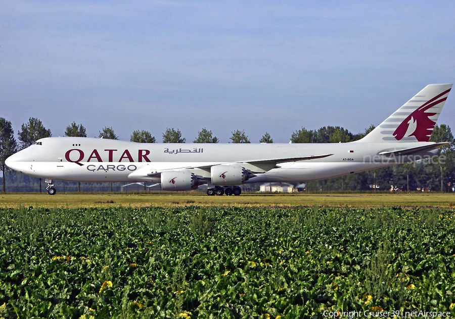 Qatar Airways Cargo Boeing 747-87UF (A7-BGA) | Photo 376544