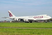 Qatar Airways Cargo Boeing 747-87UF (A7-BGA) at  Amsterdam - Schiphol, Netherlands
