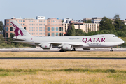 Qatar Airways Cargo Boeing 747-87UF (A7-BGA) at  Luxembourg - Findel, Luxembourg