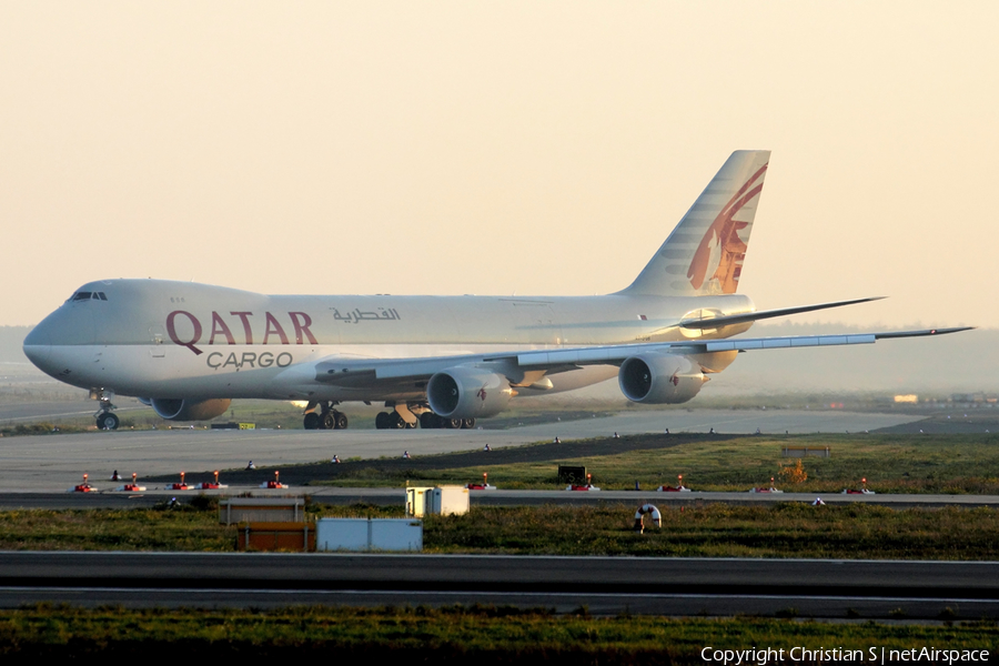 Qatar Airways Cargo Boeing 747-83QF (A7-BGB) | Photo 410055
