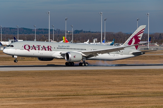 Qatar Airways Boeing 787-9 Dreamliner (A7-BHC) at  Munich, Germany