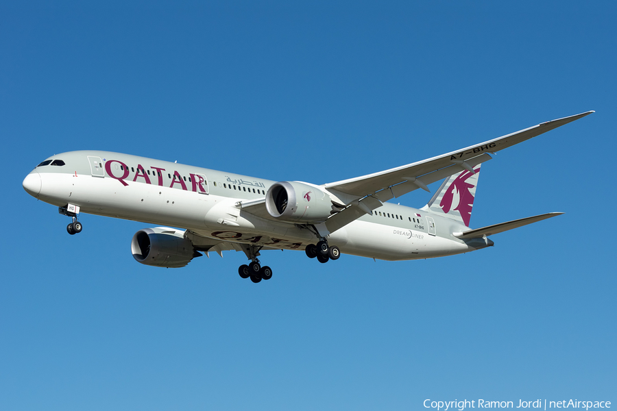 Qatar Airways Boeing 787-9 Dreamliner (A7-BHG) | Photo 490491