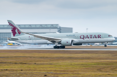 Qatar Airways Boeing 787-9 Dreamliner (A7-BHH) at  Munich, Germany