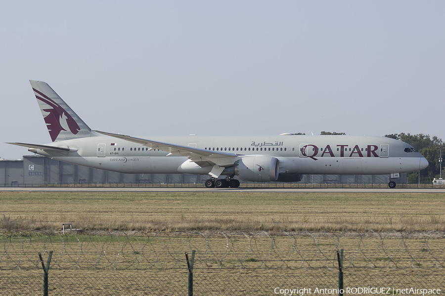 Qatar Airways Boeing 787-9 Dreamliner (A7-BHI) | Photo 640537