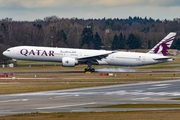 Qatar Airways Boeing 777-3ZG(ER) (A7-BOE) at  Hamburg - Fuhlsbuettel (Helmut Schmidt), Germany