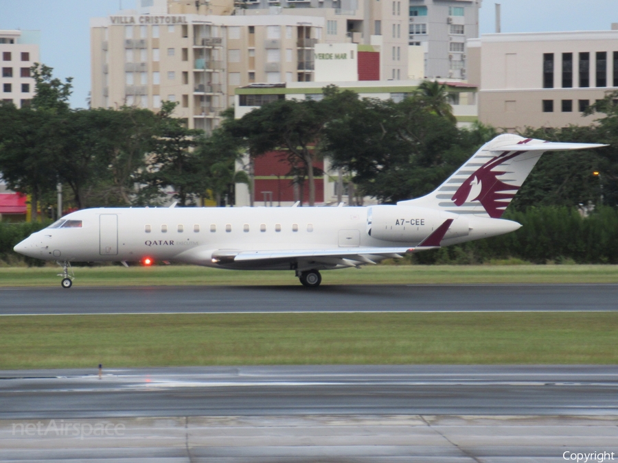 Qatar Executive Bombardier BD-700-1A11 Global 5000 (A7-CEE) | Photo 289113