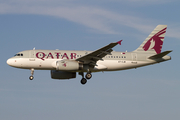 Qatar Airways Airbus A319-133LR (A7-CJB) at  Rome - Fiumicino (Leonardo DaVinci), Italy