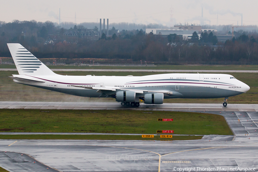 Qatar Amiri Flight Boeing 747-8KB(BBJ) (A7-HBJ) | Photo 99288
