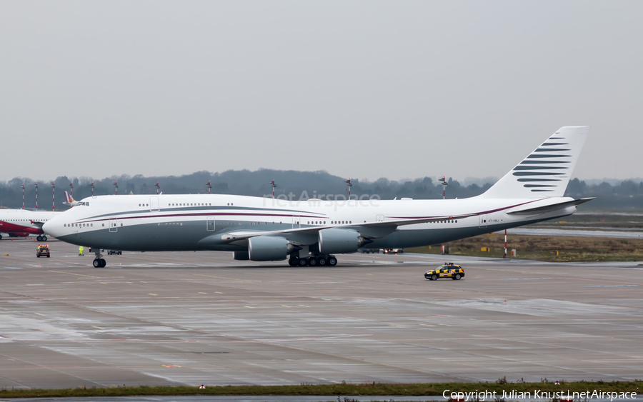 Qatar Amiri Flight Boeing 747-8KB(BBJ) (A7-HBJ) | Photo 99369