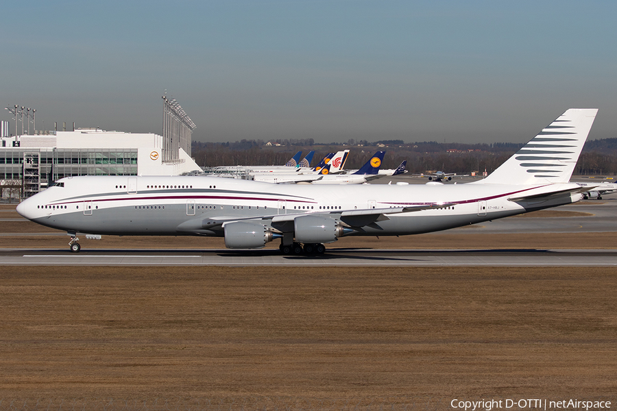 Qatar Amiri Flight Boeing 747-8KB(BBJ) (A7-HBJ) | Photo 297771