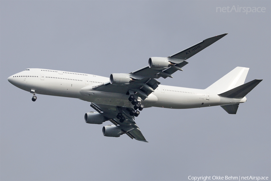 Qatar Amiri Flight Boeing 747-8KB(BBJ) (A7-HHE) | Photo 38553
