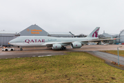 Qatar Amiri Flight Boeing 747-8KB(BBJ) (A7-HHE) at  Hamburg - Fuhlsbuettel (Helmut Schmidt), Germany