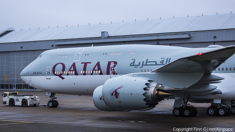 Qatar Amiri Flight Boeing 747-8KB(BBJ) (A7-HHE) | Photo 96727