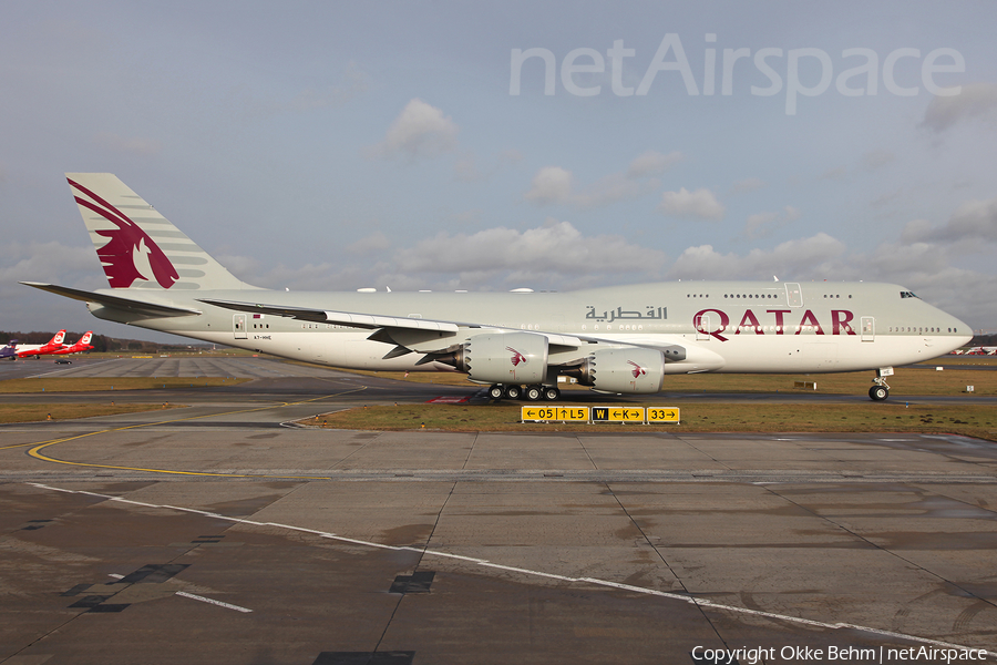 Qatar Amiri Flight Boeing 747-8KB(BBJ) (A7-HHE) | Photo 96948