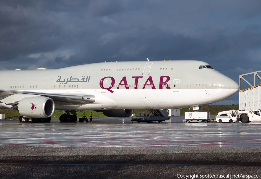 Qatar Amiri Flight Boeing 747-8KB(BBJ) (A7-HHE) | Photo 299255