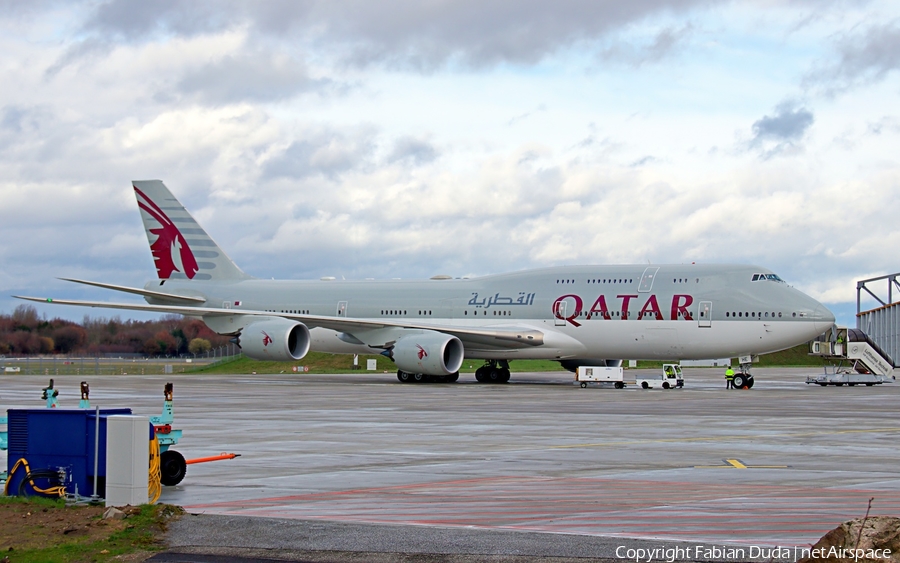 Qatar Amiri Flight Boeing 747-8KB(BBJ) (A7-HHE) | Photo 304133