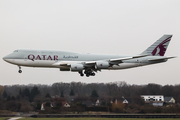 Qatar Amiri Flight Boeing 747-8KB(BBJ) (A7-HHE) at  Hamburg - Fuhlsbuettel (Helmut Schmidt), Germany