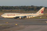 Qatar Amiri Flight Boeing 747-8KB(BBJ) (A7-HHE) at  New York - John F. Kennedy International, United States