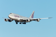 Qatar Amiri Flight Boeing 747-8KB(BBJ) (A7-HHE) at  Madrid - Barajas, Spain