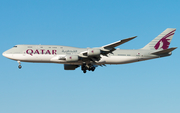 Qatar Amiri Flight Boeing 747-8KB(BBJ) (A7-HHE) at  Madrid - Barajas, Spain