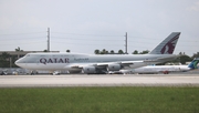 Qatar Amiri Flight Boeing 747-8KB(BBJ) (A7-HHE) at  Miami - International, United States
