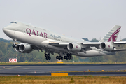 Qatar Amiri Flight Boeing 747-8KB(BBJ) (A7-HHE) at  Berlin - Tegel, Germany