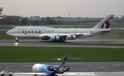 Qatar Amiri Flight Boeing 747-8KB(BBJ) (A7-HHE) at  Warsaw - Frederic Chopin International, Poland