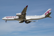 Qatar Airways Airbus A340-541 (A7-HHH) at  Barcelona - El Prat, Spain