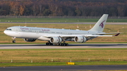 Qatar Airways Airbus A340-541 (A7-HHH) at  Dusseldorf - International, Germany