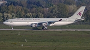 Qatar Amiri Flight Airbus A340-211 (A7-HHK) at  Dusseldorf - International, Germany